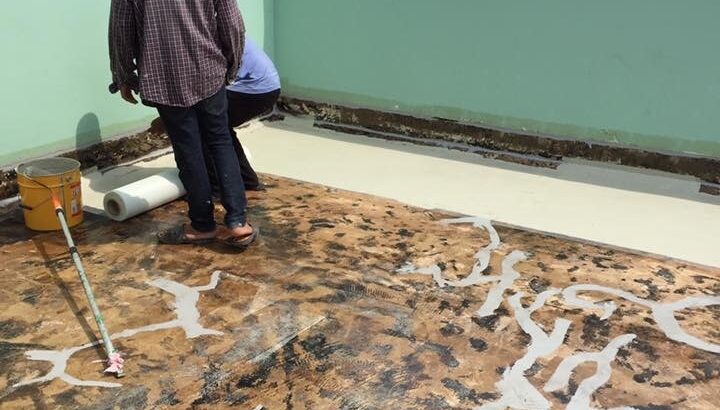 บริการทาสีกันซึมพื้นดาดฟ้า