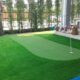 สนามหญ้าเทียมและกรีนพัตต์กอล์ฟในบ้าน