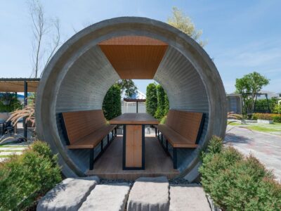 Resort Concrete Pipe (Tube Home) (โรงแรมท่อแบบกลม)